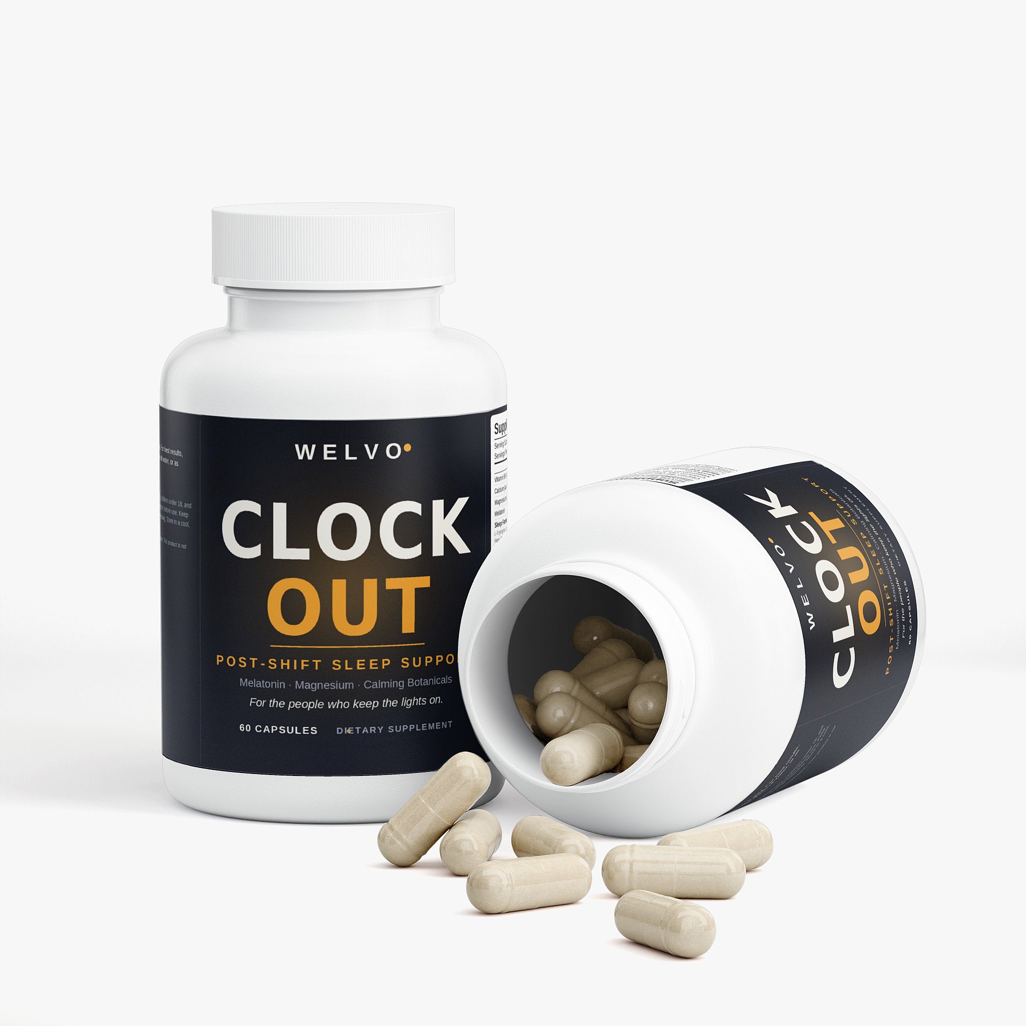 Welvo Clock Out — Sleep Support for Night-Shift Workers
